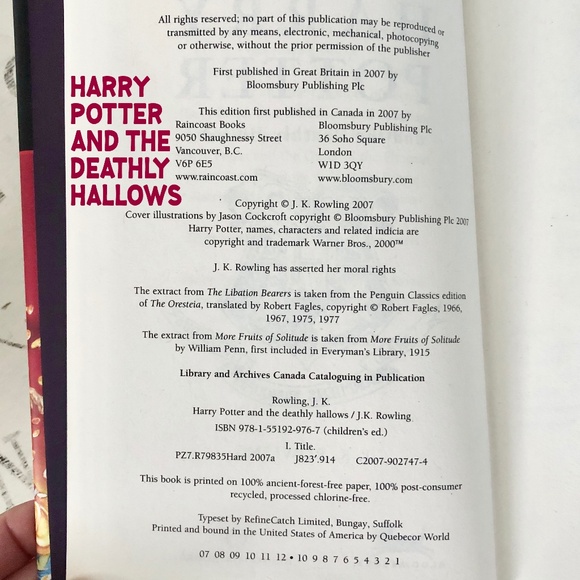 Harry Potter, Vintage, Hardcover, Book Set, 5 Books, Nice Condition - Picture 9 of 12